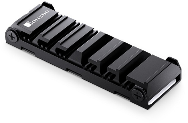 (JONSBO) M202 SSD HEATSINK 방열판 (블랙), 1개, 블랙