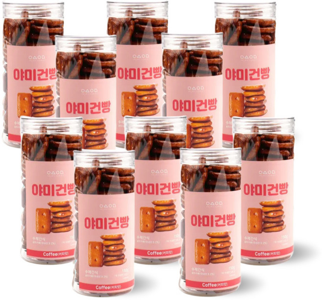 여수야미 야미건빵 커피맛, 10개, 150g