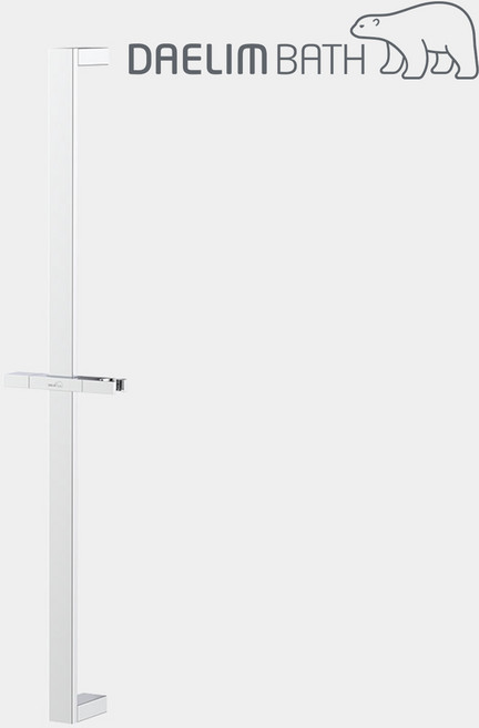 대림바스 DL-S4117 크롬 사각 슬라이드바 샤워걸이 높이 각도 조절 DLS4117 샤워바
