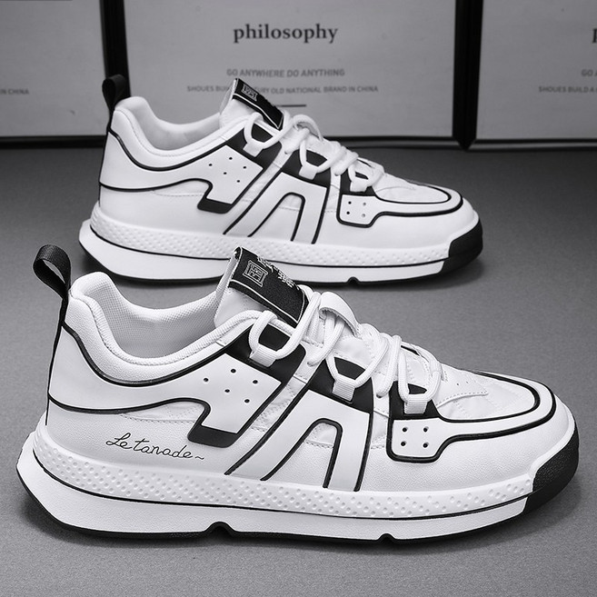 남성 신발 남성 스포츠 캐주얼 신발 흰색 신발 남성 통기성 보드 신발