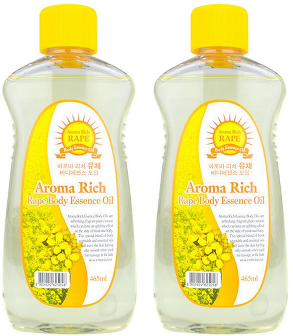 아로마 리치 바디오일 465ml 유채 x2개, 2개