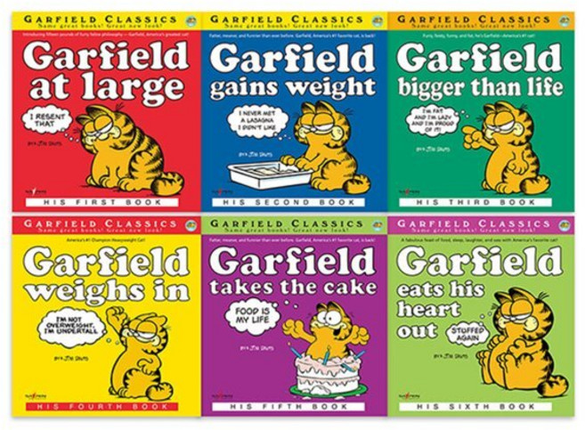 [세이펜 버전] Garfield 가필드 영어만화 6권, 애플리스외국어사