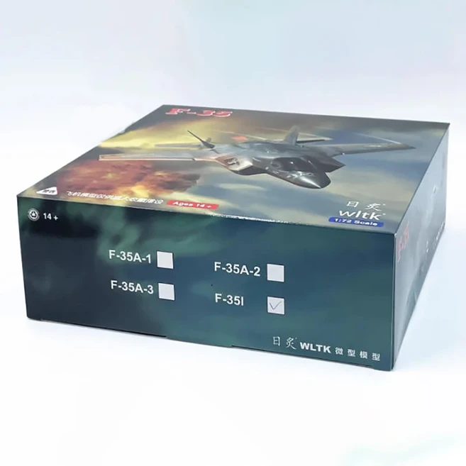 다이캐스트 1:72 스케일 합금 F35 스텔스 항공기 비행기 모델 클래식 완성형 정적 수집 장식품 선물 전시용, 01 A