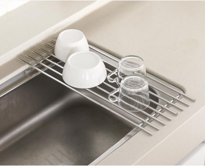 국산 백화점상품 설거지건조대 싱크대거치대 씽크대 선반 컵건조대