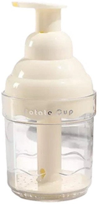 Lestar 多用途慕斯手動起泡瓶 按壓打泡器 250ml, 1個, 白色, 白色