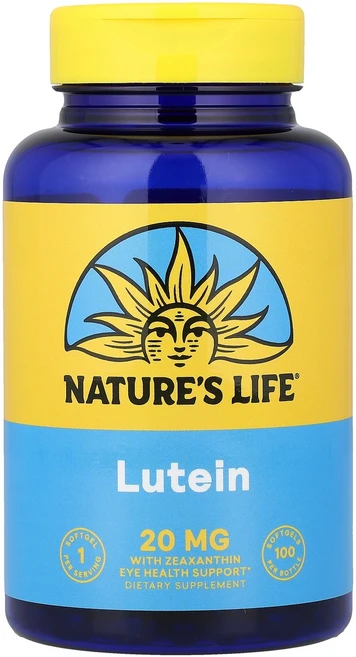 네이처스 라이프 Nature's Life 루테인 소프트젤 100정146562원산지:기타, 100 개, 1개 - 쿠팡