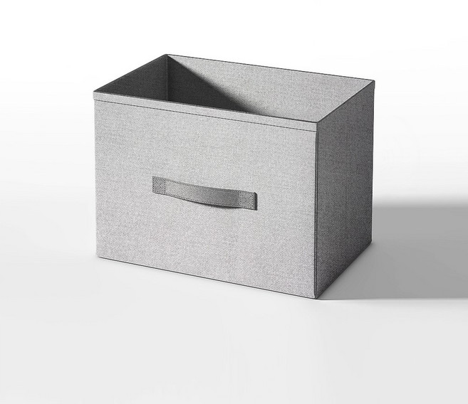 소웰홈 패브릭 다용도 수납함, 1개, 라이트 그레이A