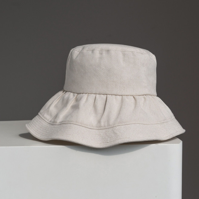 HALOPICK 프리미엄 챙넓은 조절가능 벙거지 린넨 버킷햇 모자
