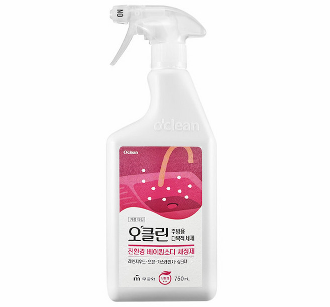 오클린 주방용 다목적 세제 용기, 750ml, 6개