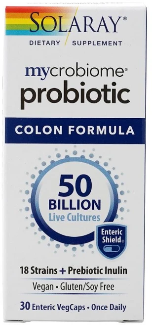솔라레이 마이크로바이옴 유산균 콜론 포뮬러 500억 30 장용 베지캡슐, 3개, 30정 - 쿠팡