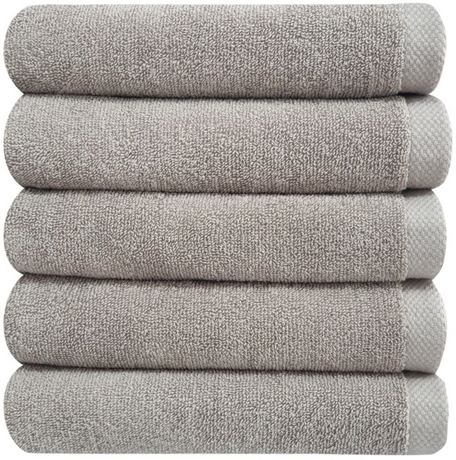 다주타올 호텔수건 150g 심플, 라이트 브라운, 5개