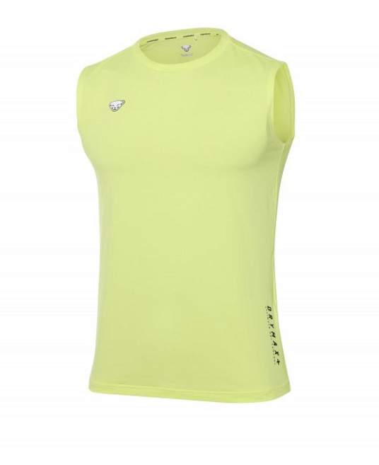 매장정품 다이나핏 DYNAFIT DRY MAX (드라이 맥스) 남성 슬리브리스_Lime YMM23284G1 220914
