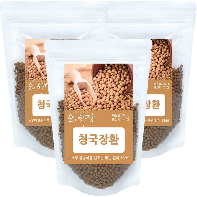 순하당 국산 청국장환, 300g, 3개