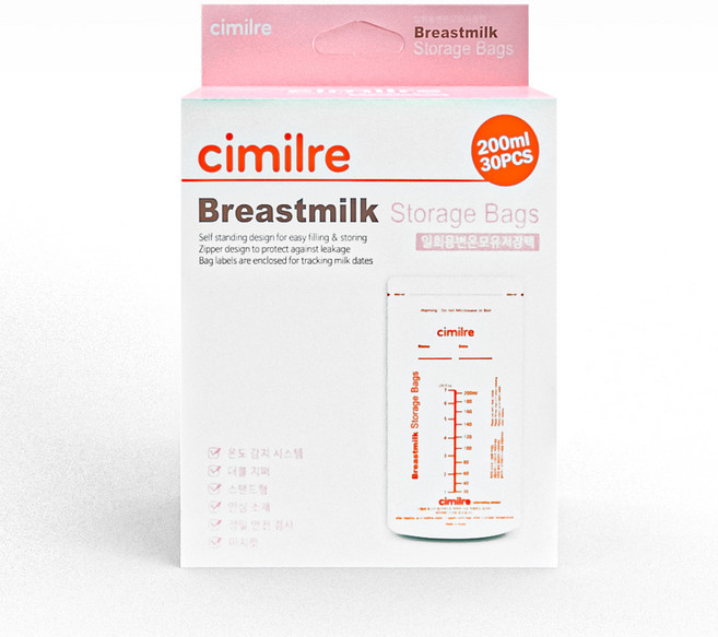 시밀레 변온 모유저장팩 (30매) (저녁 7시까지 당일발송), 1개