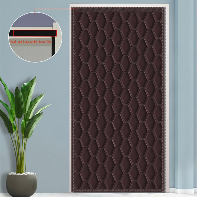 겨울 집 문 커튼은 방음 및 내한성이 있어 가족의 정보 보호 따뜻함 환경 보호를 제공합니다