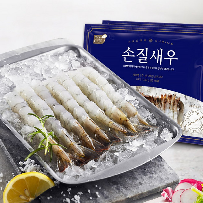 노바시새우 20미 140g 10팩, 10개