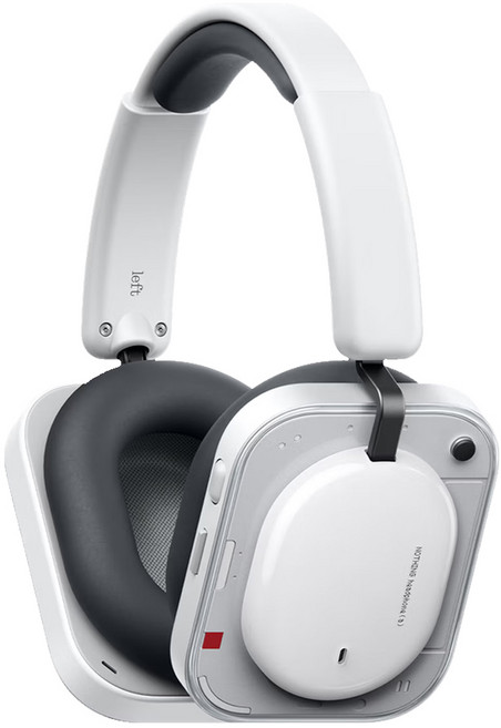 낫싱 낫띵 Nothing headphone (a) 노이즈 캔슬링 블루투스 헤드폰 LDAC 지원, 화이트