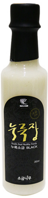 유기농 쌀누룩소금 누룩장 블랙 280ml(감칠맛), 280ml, 1개