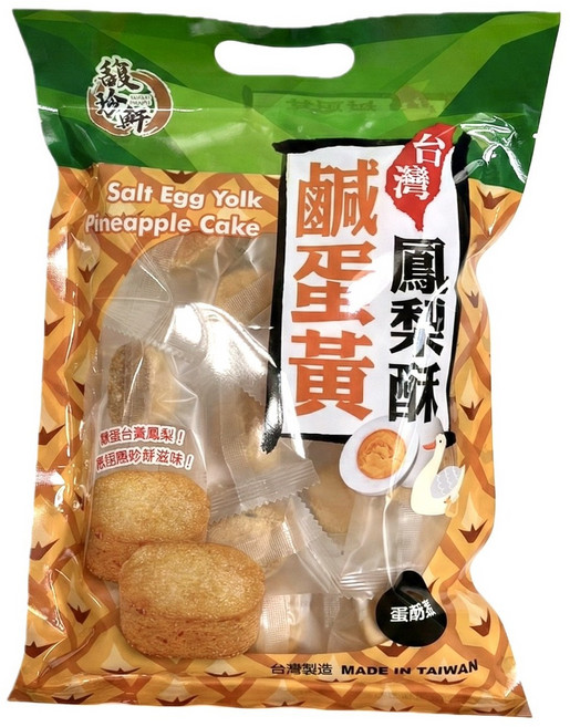 馥珍軒鹹蛋黃鳳梨酥 傳統風味創新口感 獨立包裝方便攜帶, 210g, 1個