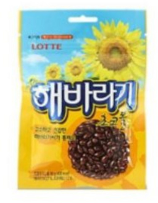 롯데 해바라기씨 초코볼 초콜릿, 80g, 30개