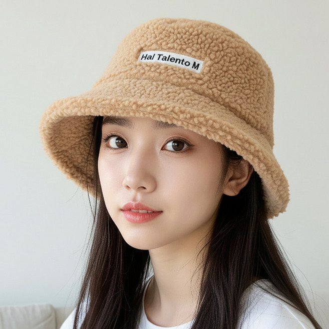 소소한일상 상회 겨울 뽀글이 버킷햇 벙거지 모자