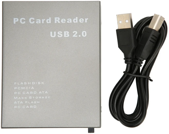 스토리지 카드 리더 USB2.0 PCMCIA 68핀 고속 산업용 플래시 메모리 직접 읽기 ATA PC, 01 금
