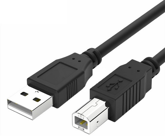 엠앤씨 프린터 복합기 연결선 삼성 앱손 캐논 HP 호환 케이블 USB 2.0 AB 1.5M/3M/5M 블랙, 5m, 1개