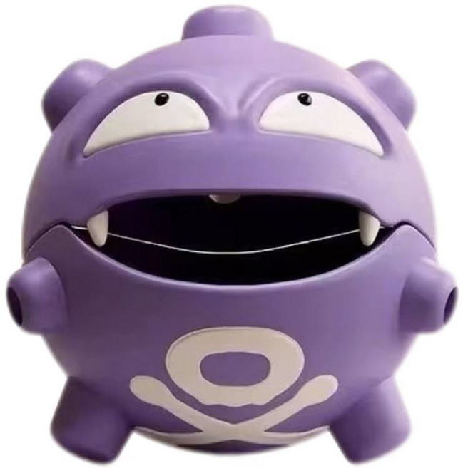 어반로우 모기향 거치대 몬스터 모양 연기 사방 펴지기 휴대용 재떨이 인테리어 소품 보석함 겸용, 퍼플, 1개