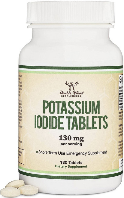 더블우드 Potassium Iodide 130mg 타블렛, 1개, 180정