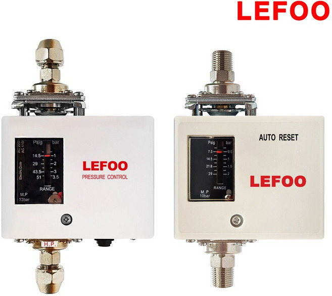 LEFOO LF5D 시리즈 차압스위치 압력스위치 LF5D2 LF5D4H, LF5D2 PT1/4타입 0.5~2bar, 1개
