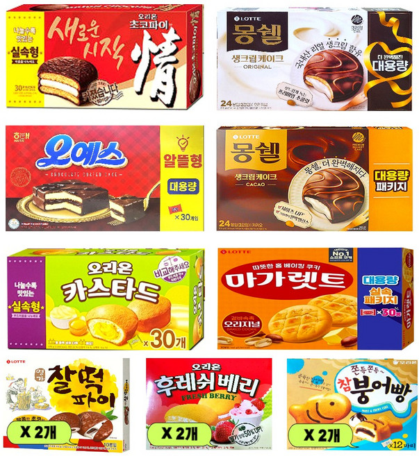 오리온 카스타드 대용량, 1개, 690g