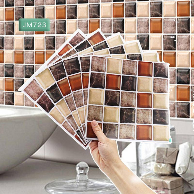 馬賽克瓷磚貼 20cmX20cmx6片 廚房洗手間翻新, 花色16（723）