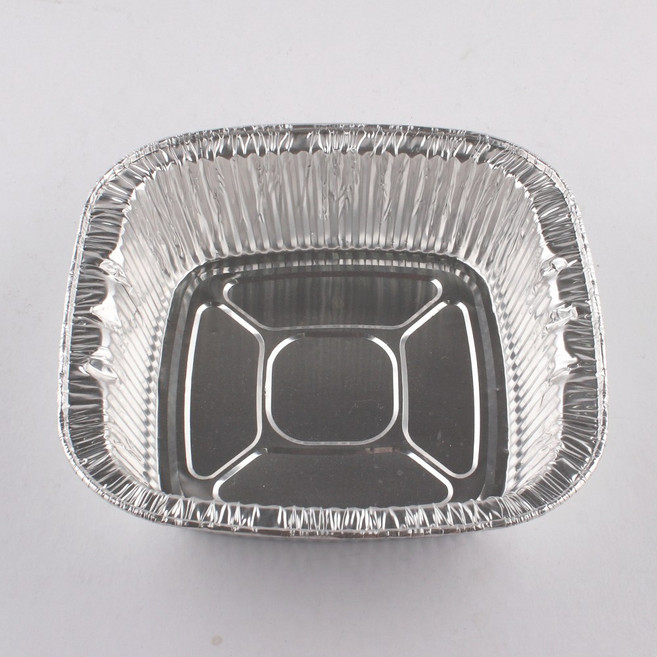 (주)뉴팩 은박라면용기 알루미늄용기 사각라면용기, 100개, 1개