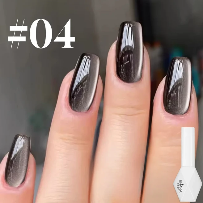 1-8개 WS 가을 네일 화이트 핑크 블루 글라스 비즈 마그네틱 젤 폴리쉬 세미 퍼머넌트 UV 오프 아트 데코레, 21 baiguangbolizhu04