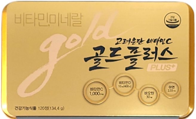 고려은단 비타민C 골드 플러스 + 쇼핑백, 120정, 1개