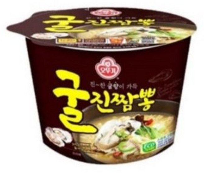 오뚜기 굴진짬뽕 봉지라면, 3개