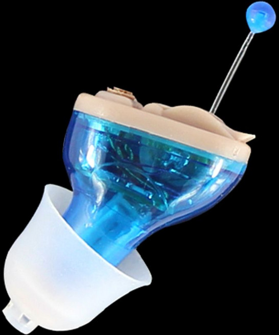 독일 보청기 노인용 충전식 음성 소리증폭기 901A 정품 휴대용 인 이어 청각 장애인, 901A 왼쪽 블루 + 배터리 1개, 1개