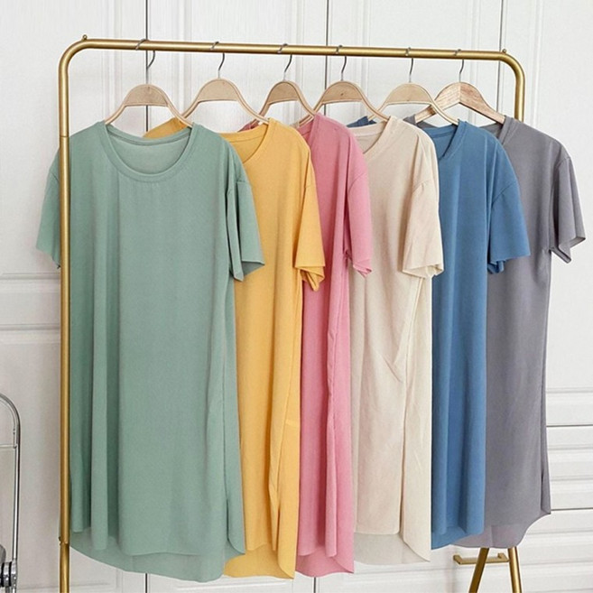 휴양지원피스 집에서입는옷 쿨 여름 플리츠원피스 쿨원피스 찰랑원피스 찰랑