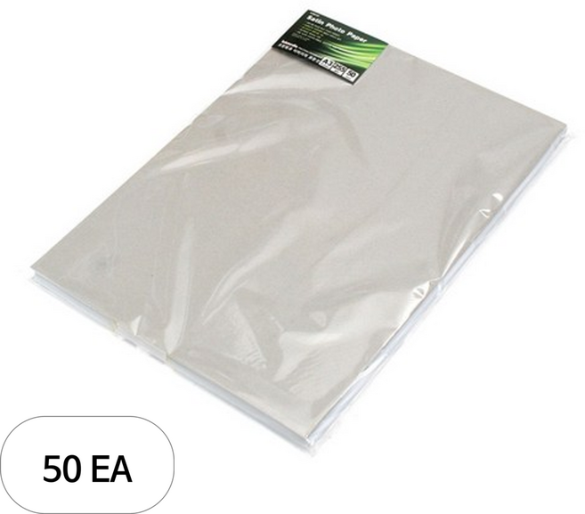 잉크미디어 저광택 새틴 포토용지 255g, 50개, A3