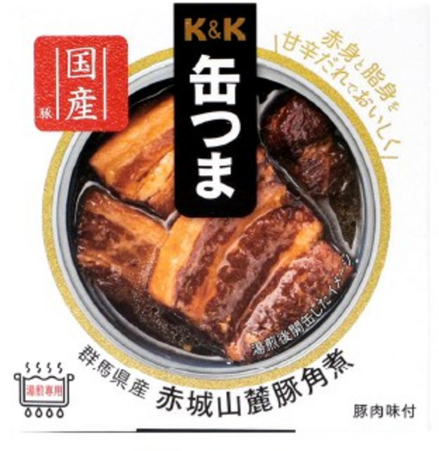 캔츠마 프리미엄 통조림 카쿠니 삽겹살조림, 1개, 105g