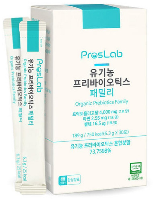 프로스랩 프리바이오틱스 패밀리 6g x 30포, 30개