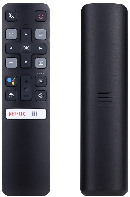 TCL 안드 4K 기종용 리모컨 스마트 UHD TV 명령 교체 FMR1 RC802V 없음 음성, Bla, 1개