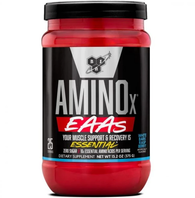 BSN 아미노 X EAAs 지구력 아미노산 10g BCAAs 5g 무설탕 카페인 없음 수박 스플래시 13.2온스 25인분, White Bark Raspberry, 25 Servings (Pack of 1), 375g, 1개 - 쿠팡
