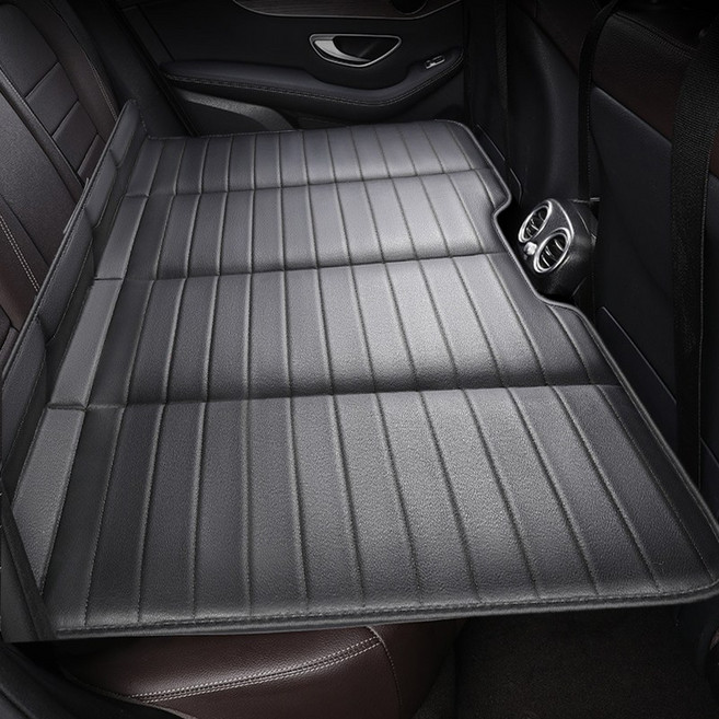 오솜 차박매트 뒷좌석 매트리스 접이식 여행 캠핑 매트, 블랙