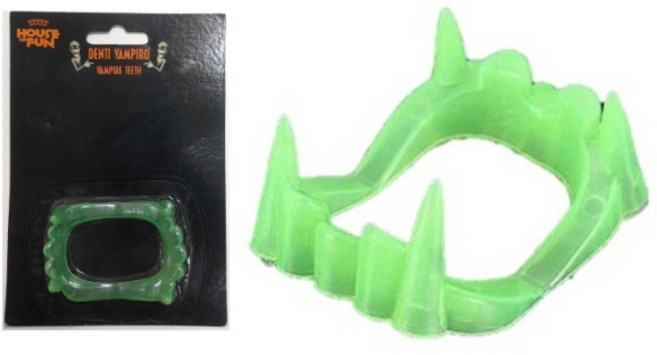 야광 이빨 할로윈 코스튬 할로윈파티 할로윈꾸미기 랜턴조명 할로윈소품, 1개