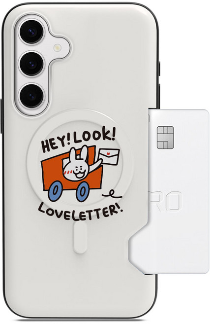 갤럭시버디3 갤럭시A15 공용 그리다 디자인 TMI 맥세이프 투카드 범퍼 케이스