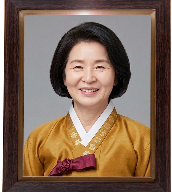 장례식 영정사진 무료보정 한복 저장 합성 편집 주문제작, 1개, 1번_기본형(밤색)