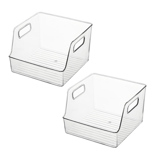 윈프라이스 팬트리 수납정리함, 오픈 슬림, 2개