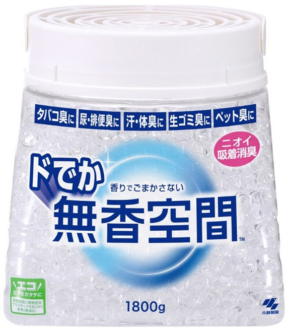 KOBAYASHI 小林製藥 無香空間室內消臭劑 Large, 1罐, 1800g