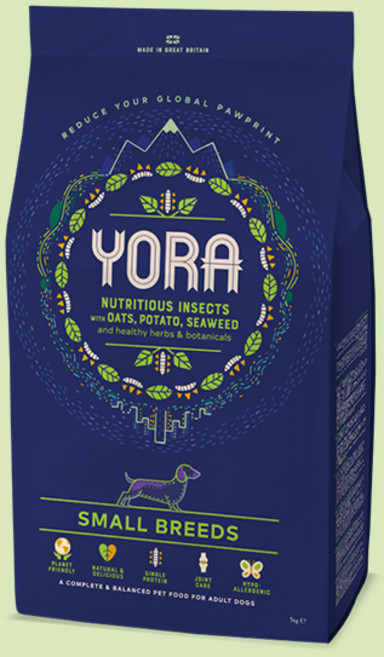 [공식수입사 정품] 요라 스몰브리드 1kg 영국산 (개별포장 250g x 4개), 1개, 곤충